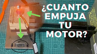 Cómo Medir la Potencia de tu Motor  Thrust 2212 1400KV  2212 2200KV 2217 1100KV  2830 1300KV [upl. by Rutra]