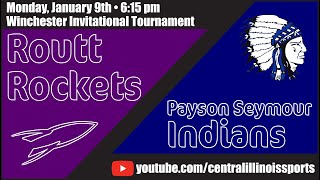 Jacksonville Routt vs Payson Seymour  High School Boys Basketball [upl. by Ernaline]