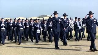 Air Force Basic Military Training BMT Graduation Parade 7 March 2014 Official [upl. by Nayllij]