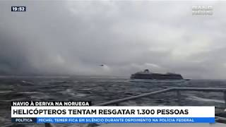 Noruega O resgate de passageiros em navio à deriva [upl. by Nellie662]