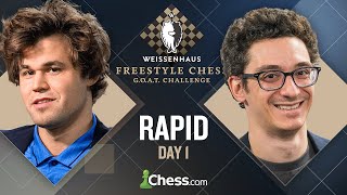 Wholl Win Without Theory ft Magnus Fabiano Gukesh amp More  Freestyle Chess GOAT Challenge 2024 [upl. by Nahpets611]