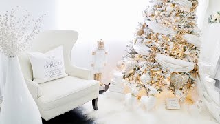 How To Decorate a Christmas Tree with fabric like a pro  Alternative Christmas Tree Ideas 2023 [upl. by Eendys]