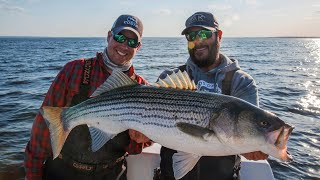 Raritan Bay Striper Fishing with Big Plugs  New Jersey  S19 E10 [upl. by Dagny]