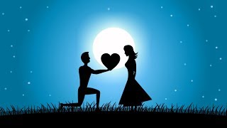 Romantic Animated Love Story  Animated Love Greeting  Whatsapp Love Status Video [upl. by Dur100]