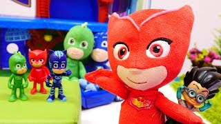 El elixir para PJ Masks Héroes en pijamas Juguetes peluches [upl. by Bergen]