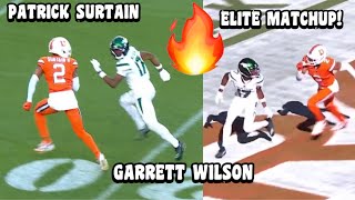 Garrett Wilson vs Patrick Surtain II 🔥 ELITE MATCHUP WR vs CB Jets vs Broncos 2023 highlights [upl. by Dole]