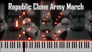 Republic Clone Army March Order 66  EPIC EMOTIONAL PIANO VERSION [upl. by Ahsienaj]