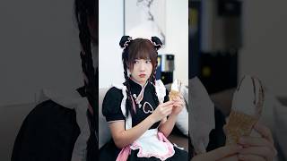 Kém Miếng Là Không Chịu Được 😋 couple tunalee yenduong maid cosplay funny [upl. by Stalder75]