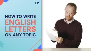 English Writing How to Write a LETTER on Any Topic [upl. by Solracsiul]