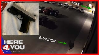 Mike Peake shoots Brandon Travis in self defense surveillance video [upl. by Felix]