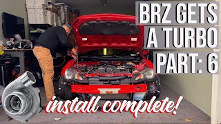 BRZ JDL Turbo Install Pt 6 [upl. by Enirual990]