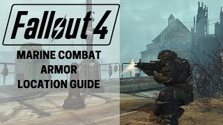 Fallout 4 Far Harbor Marine Armor Location Guide [upl. by Acinat]