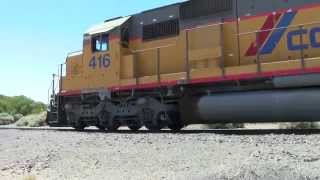 Cemex Cement Train with exUP SD60 at Victorville CA [upl. by Blondelle23]