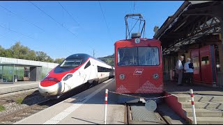 Bergbahn Rheineck–Walzenhausen RhW 10 July 2022 22 4K [upl. by Bridie]