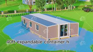 China 40ft Expandable Container House Sale to Australia [upl. by Arvell217]