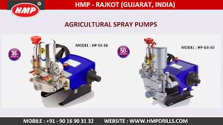 Pressure Pump Agricultural Spray Pump RAJKOT GUJARAT INDIA  Rajlaxmi Machine Tools [upl. by Dyer]