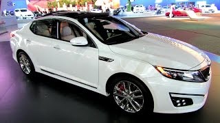 2014 KIA Optima SXL  Exterior and Interior Walkaround  2013 LA Auto Show [upl. by Adekam]