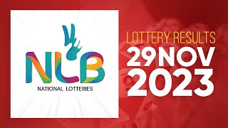 NLB Live Lottery Draw 20231129  0930 PM [upl. by Liuqnoj]