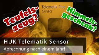 Telematik Sensor der HUK Coburg  Abrechnung 20232024 [upl. by Enaffit333]