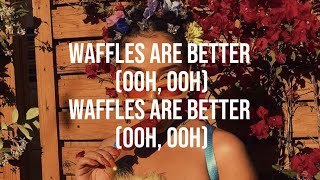 Waffles are better  Doja Cat Lyric Video [upl. by Annoyk]