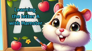 Learning the letter A with Hamster [upl. by Joycelin]