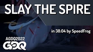 Slay the Spire by SpeedFrog in 3804  AGDQ 2022 Online [upl. by Mot754]