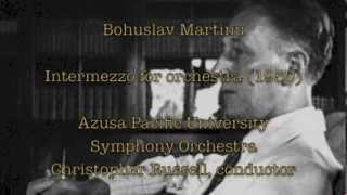 Martinů Intermezzo for orchestra 1950 [upl. by Kciderf903]