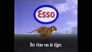 Oude reclame  Esso tankstation Het ritme van de tijger 1993 [upl. by Lerak]