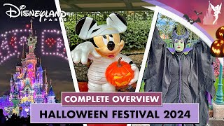 🎃 Disneyland Paris Halloween Complete Overview 2024 [upl. by Indnahc]