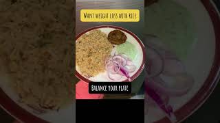 Weight loss with rice by managing calories [upl. by Frants]