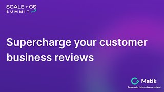 Supercharge business reviews A simplified datadriven approach to accelerate customer engagement [upl. by Llimaj]