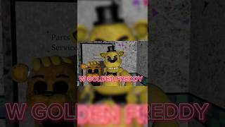 FNAF GOLDEN FREDDY BEATS UP WITHERED GOLDEN FREDDY fnaf videogamecharacter edit memes [upl. by Tolecnal]