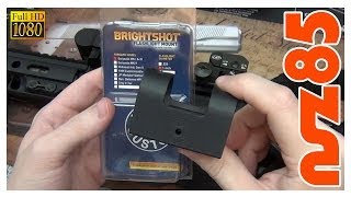 AR15 Brightshot Flashlight Mount  FULL Review [upl. by Rehpotsihrc]