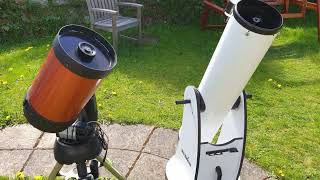 Nexstar 8SE Vs Sky Watcher 200mm Dobsonian [upl. by Artinak]