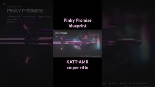 Pinky promise blueprint  KATTAMR sniper rifle  COD MW3 S6 [upl. by Broder]