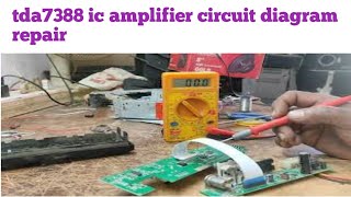 tda7388 ic amplifier circuit diagram repair ‎sksaddamelectranic [upl. by Web]