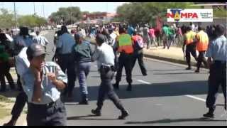 NAMPA WHK Nampol stopped marching liberation struggle kids05 March 2013 [upl. by Florida]