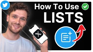 How To Use The Lists Feature on Twitter X [upl. by Rik]