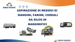 ASPIRAZIONE DI RESIDUI DI MANGIMI FARINE CEREALI DA SILOS IN MANGIMIFICI  BORGO SPURGHI SRL [upl. by Manheim145]