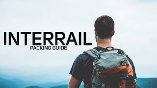 What to PACK for INTERRAIL  EUROPE PACKING GUIDE [upl. by Lichter]