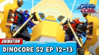 DinoCore Compilation  S02 EP12  13  Best Animation for Kids  TUBA [upl. by Hajidak]