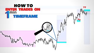 How to Enter Trades on 1min Timeframe  Smart Money Concept [upl. by Peednas871]