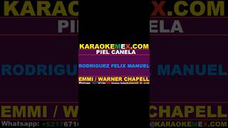 karaoke mariachi los caballeros  piel canela karaokemex [upl. by Eelaras]