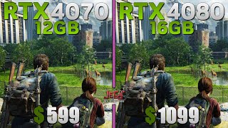 RTX 4070 vs RTX 4080  R7 7800X3D  Tested in 15 games [upl. by Joey]