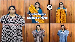 Jyothi Cotton Nightys amp Pants XL  WhatsApp 8790041557 [upl. by Estus]