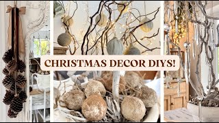 CHRISTMAS DIY DECOR  HIGHEND CHRISTMAS DECOR  HOME DECOR ON A BUDGET  Christmas Decorating Ep1 [upl. by Ellwood]