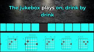 Neon Moon  Brooks and Dunn  Guitar Chords w Lyrics  Play Along Capo 2nd [upl. by Iden]