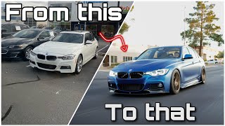 Building an F30 in 10 Minutes BIG TURBO 340I [upl. by Anitsirk856]