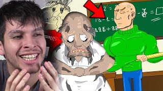 ¿GRANNY VA A LA ESCUELA DE BALDI  ANIMACIÓN ÉPICA 😂😂  DeGoBooM [upl. by Willette]