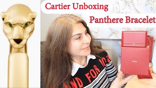 Cartier New Panthere Bracelet Unboxing amp Full Review Size Weight Dimensions Mothers Day  OxanaLV [upl. by Tevis732]